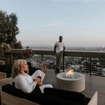 Load image into Gallery viewer, DEKKO Belmont 36 inch round concrete fire pit table