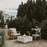 Load image into Gallery viewer, DEKKO Bravo 32 inch square concrete fire pit table