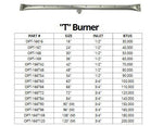 Load image into Gallery viewer, Linear "T" Gas Fire Pit Burner - Outdoor Fire & Patio
