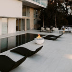 Load image into Gallery viewer, DEKKO Serenade round concrete gas fire bowl