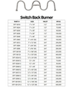 Load image into Gallery viewer, Wide Switchback Fire Pit Burner - Outdoor Fire & Patio