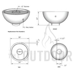 Load image into Gallery viewer, 38" Sonoma Fire Pit Table