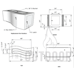 Load image into Gallery viewer, Big Sur Wood Grain Fire Pit Table - Outdoor Fire and Patio