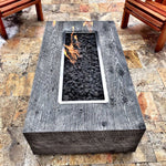Load image into Gallery viewer, Coronado Wood Grain Fire Pit Table Large - Outdoor Fire and Patio