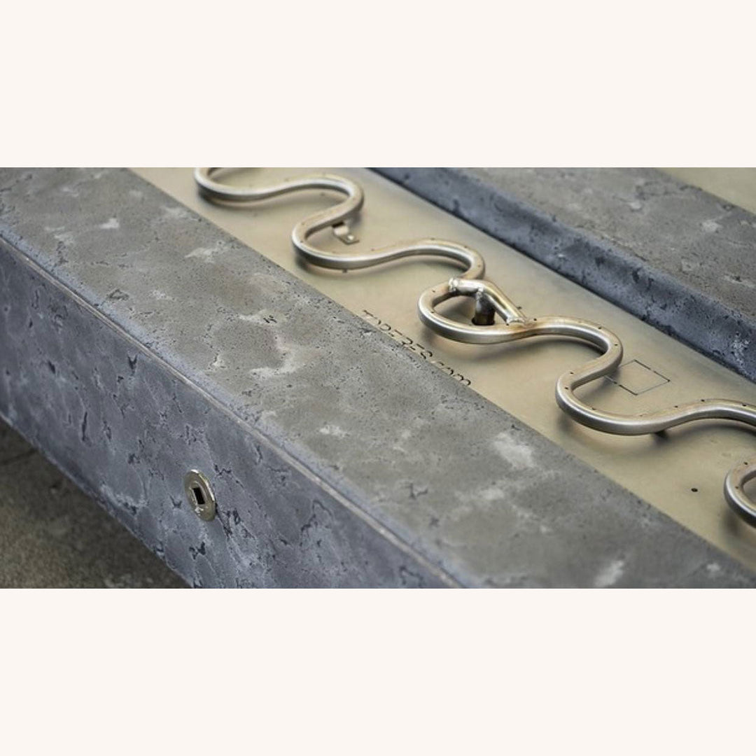 Laguna Wood Grain Fire Pit Table