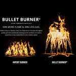 Load image into Gallery viewer, Double Rectangle Stainless Steel Bullet Burner - Outdoor Fire and Patio