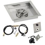 Load image into Gallery viewer, 12" Drop in Burner Pan. Square. Spark Ignition - Outdoor Fire and Patio