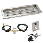 Load image into Gallery viewer, 24" x 8" Drop in Pan. Rectangular. Spark Ignition - Outdoor Fire and Patio