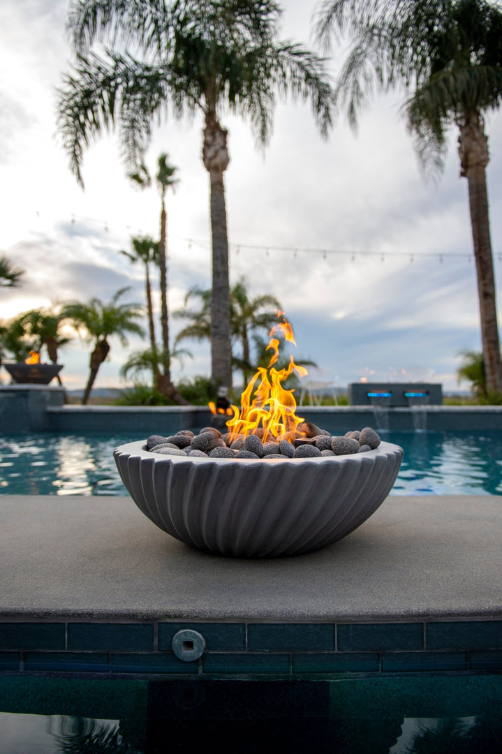 28" Sedona 2 Concrete Fire Bowl - Outdoor Fire and Patio