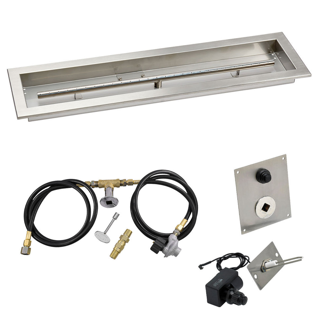 30" x 6" Drop in Pan. Linear. Spark Ignition - Outdoor Fire and Patio