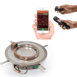 Load image into Gallery viewer, 31" Pebble Tec Copper Fire Bowl Round - Hammered Copper - Outdoor Fire and Patio