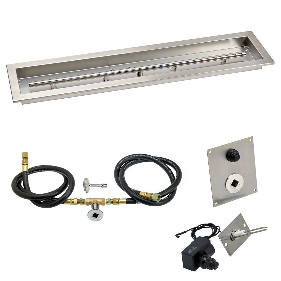 36" x 6" Drop in Pan. Linear. Spark Ignition - Outdoor Fire and Patio