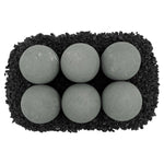 Load image into Gallery viewer, 4" Cape Gray Lite Stone Fire Balls - Set of 6 - Outdoor Fire and Patio