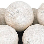 Load image into Gallery viewer, 4" Cottage White Lite Stone Fire Balls - Set of 6 - Outdoor Fire and Patio