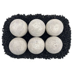 Load image into Gallery viewer, 4" Cottage White Lite Stone Fire Balls - Set of 6 - Outdoor Fire and Patio