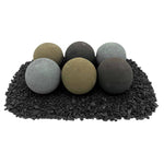 Load image into Gallery viewer, 4" Natural Lite Stone Fire Balls - Set of 6 - Outdoor Fire and Patio