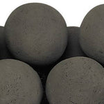 Load image into Gallery viewer, 4" Thunder Gray Lite Stone Fire Balls - Set of 6 - Outdoor Fire and Patio
