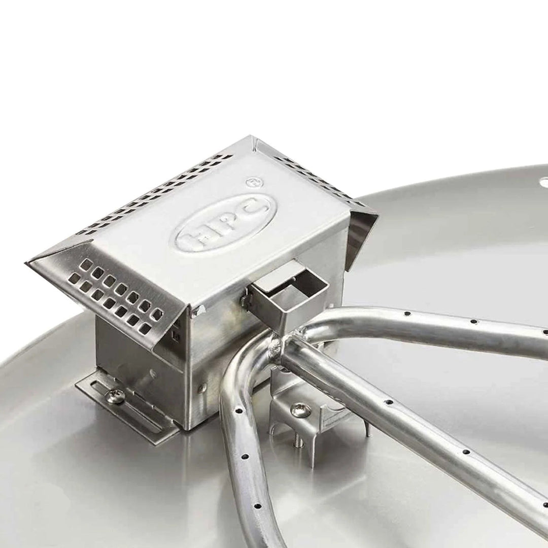 45" Round Ready to Finish Package with 18" Penta Torpedo Burner - Outdoor Fire and Patio