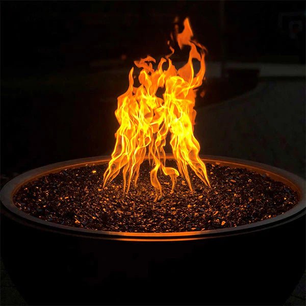 45" Round Ready to Finish Package with 18" Penta Torpedo Burner - Outdoor Fire and Patio