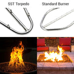 Load image into Gallery viewer, 45" Square Ready to Finish Package with 18" Penta Torpedo Burner - Outdoor Fire and Patio