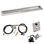 Load image into Gallery viewer, 48" x 6" Drop in Pan. Linear. Spark Ignition - Outdoor Fire and Patio
