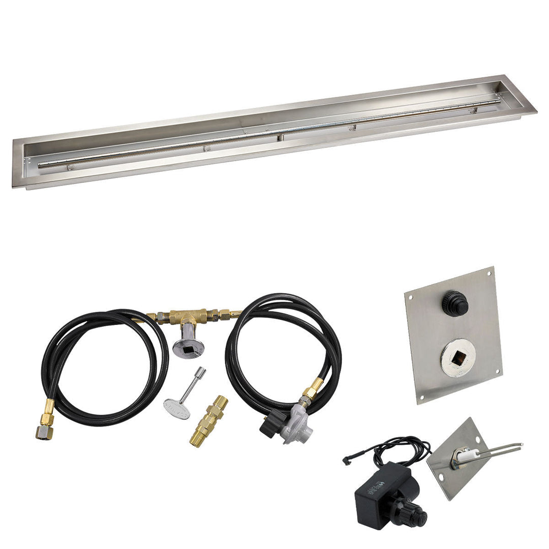 60" x 6" Drop in Pan. Linear. Spark Ignition - Outdoor Fire and Patio