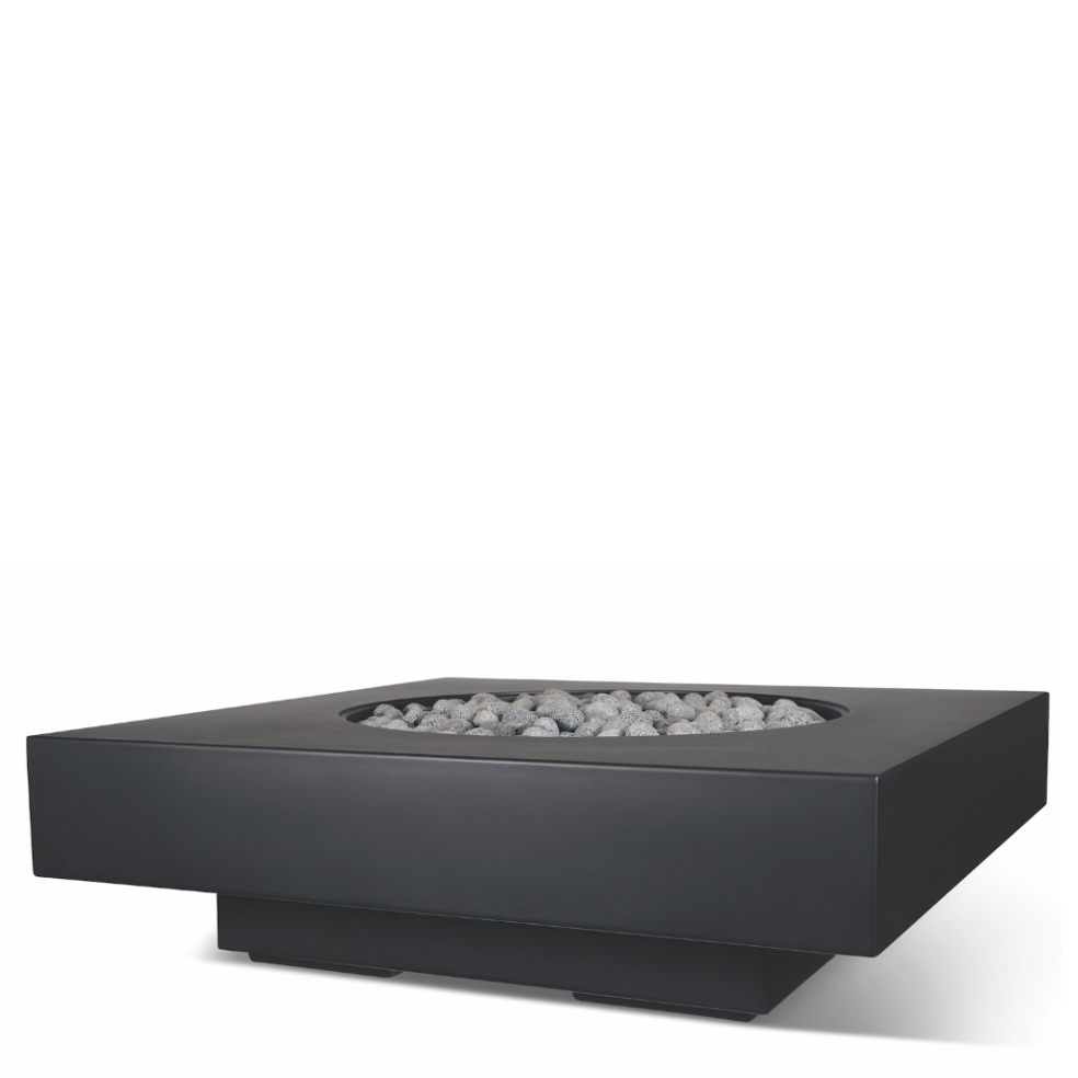 60" x 60" Midway Concrete Fire Table - Outdoor Fire and Patio