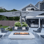 Load image into Gallery viewer, 84" x 48" Midway Concrete Fire Table - Outdoor Fire and Patio