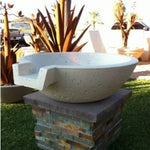 Load image into Gallery viewer, Classic Concrete Pool Fire Bowl W/ Scupper
