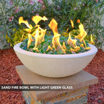 Load image into Gallery viewer, Classic Concrete Pool Fire Bowl W/ Scupper
