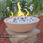 Load image into Gallery viewer, Classic Concrete Pool Fire Bowl W/ Scupper
