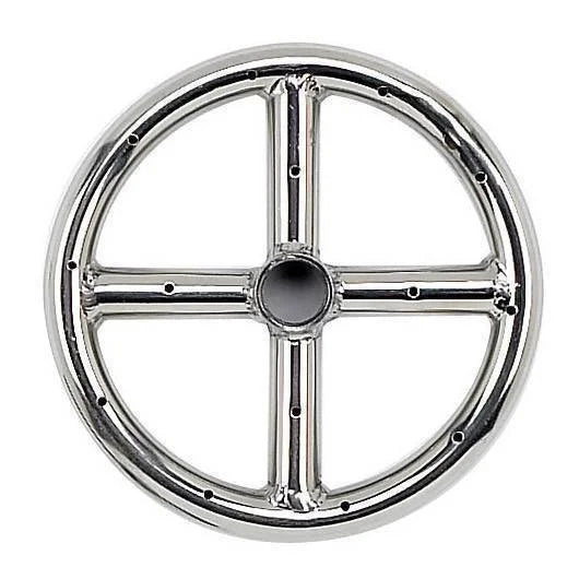 Classic Concrete Pool Fire Bowl W/ Scupper