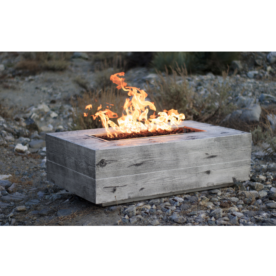 Coronado Wood Grain Fire Pit Table