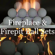 Fireplace Balls & Fire Pit Ball Sets
