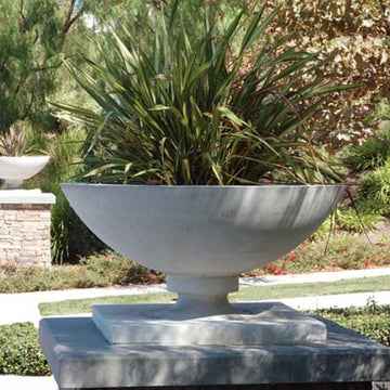 large plastic planter bowl Luxe Low Planter Bowl Large