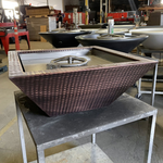 Load image into Gallery viewer, Maya Copper Fire Bowl - Hammered Copper

