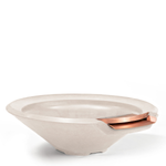 Load image into Gallery viewer, Pebble Tec 33&quot; Cone Fire &amp; Water Bowl - Honed Smooth
