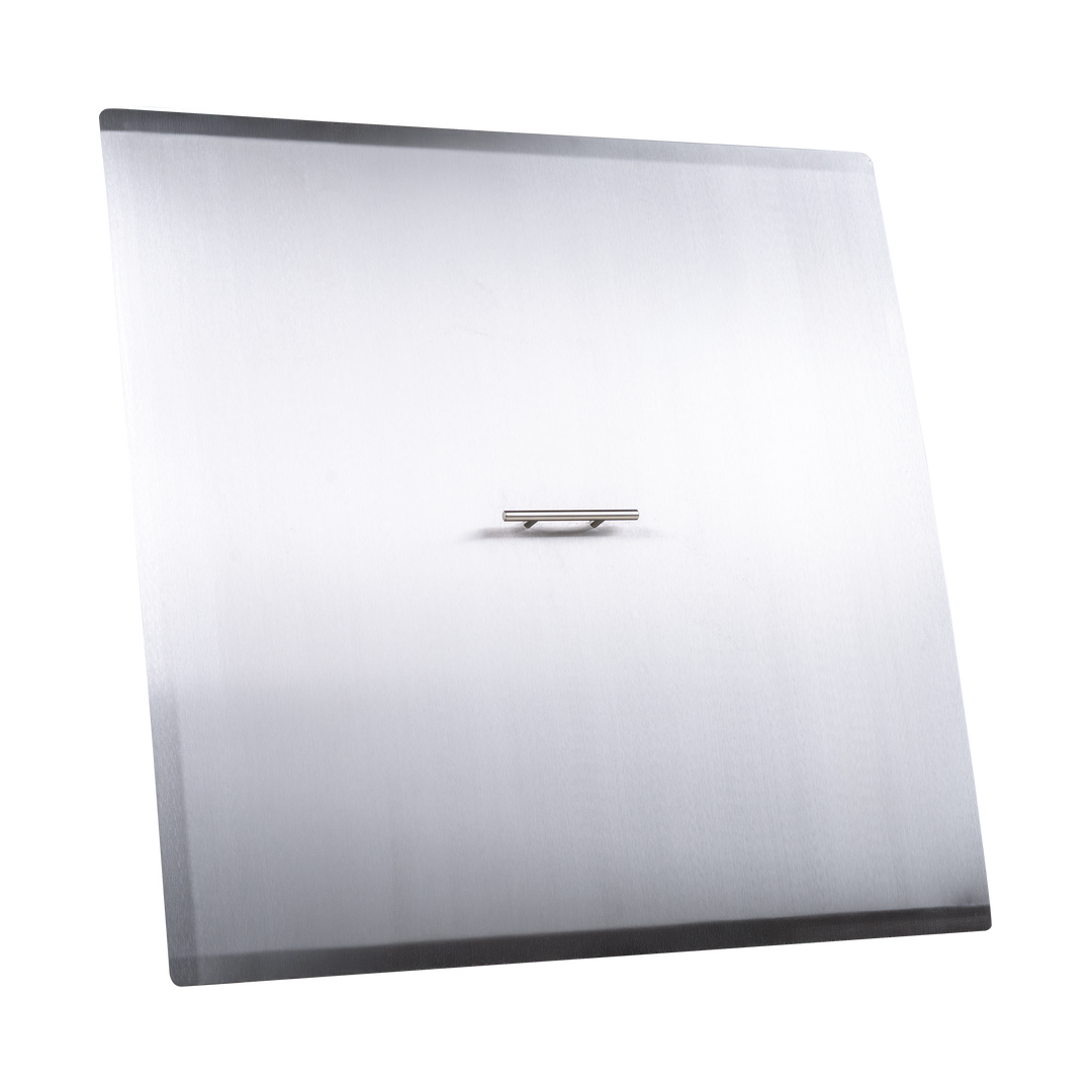 The Outdoor Plus Stainless Steel Square Fire Pit Cover