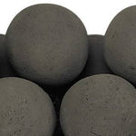 Load image into Gallery viewer, 4&quot; Thunder Gray Lite Stone Fire Balls - Set of 6
