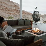 Load image into Gallery viewer, DEKKO Alea square concrete fire pit table