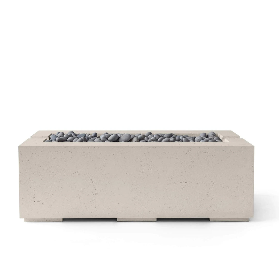 DEKKO Avera rectangular concrete fire pit table