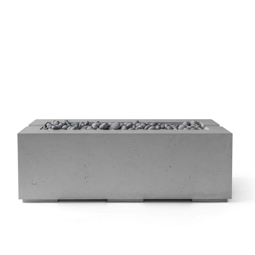 DEKKO Avera rectangular concrete fire pit table
