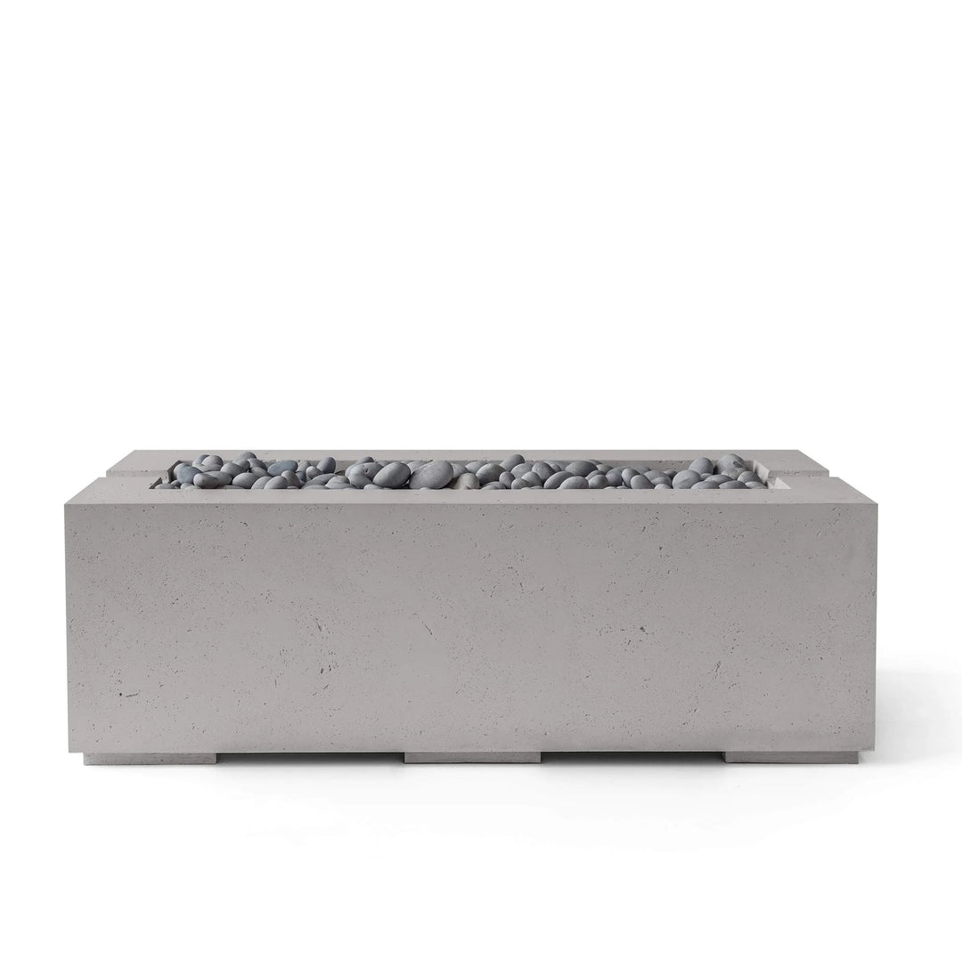DEKKO Avera rectangular concrete fire pit table