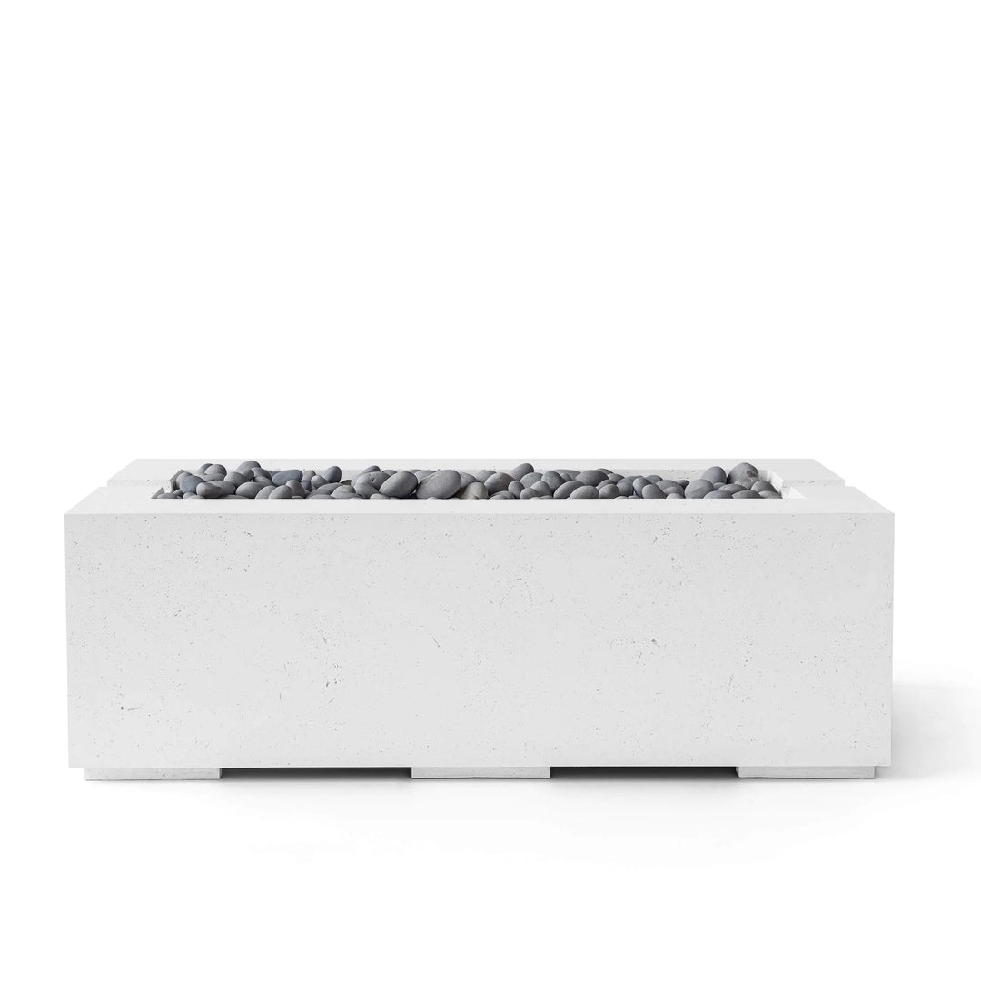 DEKKO Avera rectangular concrete fire pit table