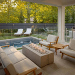 Load image into Gallery viewer, DEKKO Avera rectangular concrete fire pit table