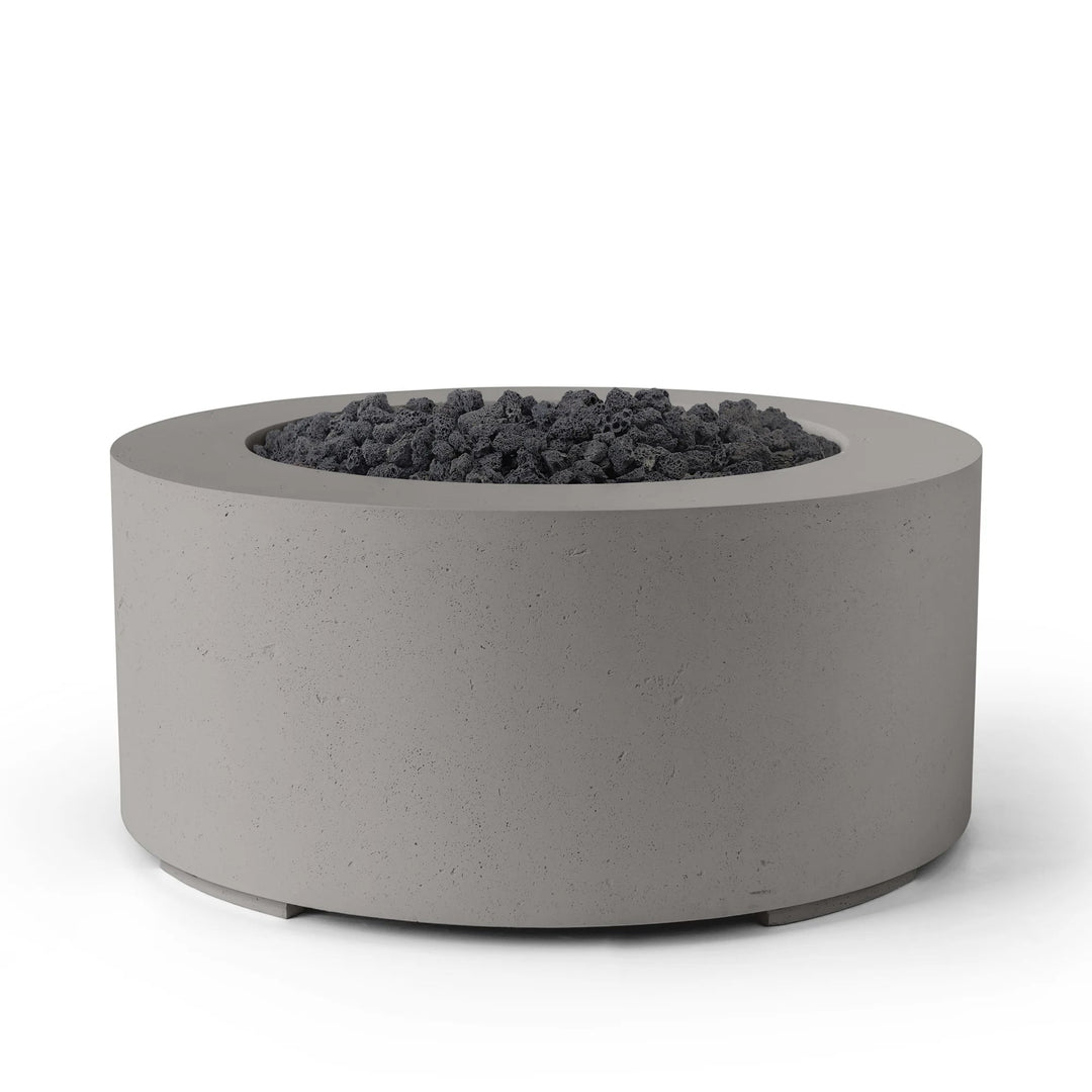 DEKKO Belmont 36 inch round concrete fire pit table