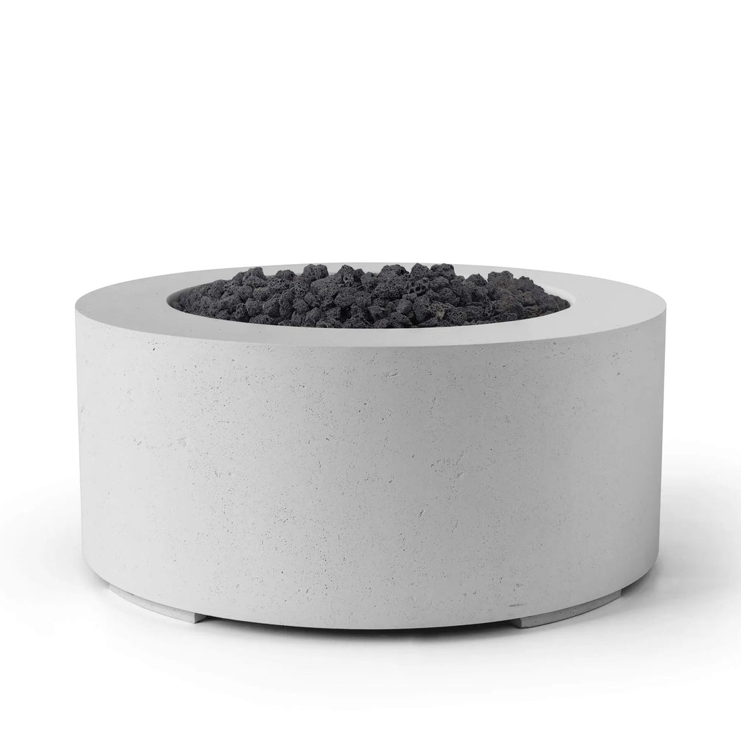 DEKKO Belmont 36 inch round concrete fire pit table