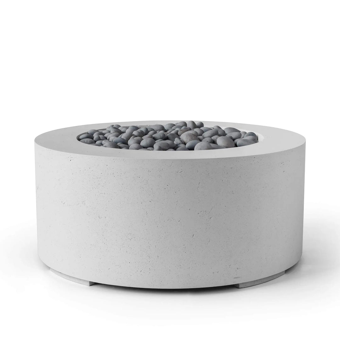 DEKKO Belmont 36 inch round concrete fire pit table