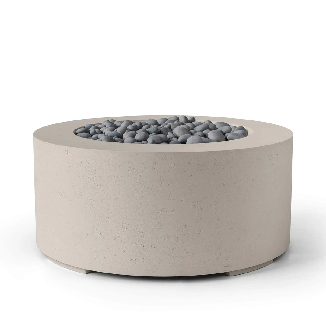 DEKKO Belmont 36 inch round concrete fire pit table