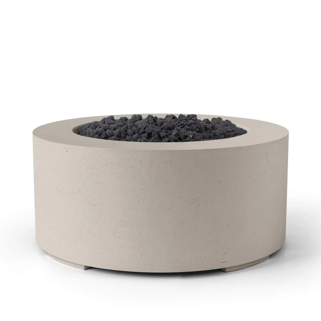 DEKKO Belmont 36 inch round concrete fire pit table